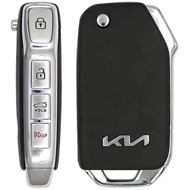 2022 Kia Forte Remote Flip Key Fob 4 Button w/ Trunk, Transponder (FCC: CQOTD00660, P/N: 95430-M6500)