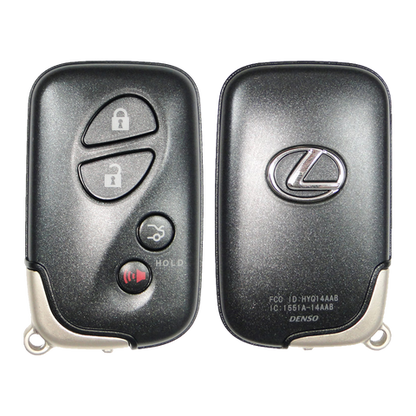2011 Lexus GS450h Smart Remote Key Fob 4B w/ Trunk (FCC: HYQ14AAB, E-Board 3370, P/N: 89904-50380)
