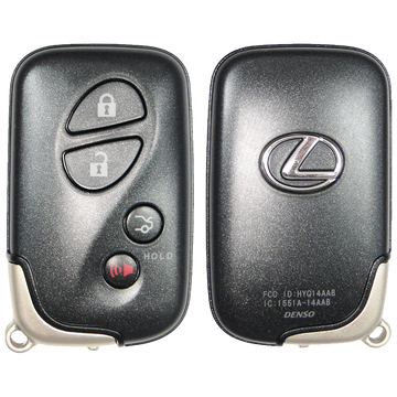 2011 Lexus LS600h Smart Remote Key Fob 4 Button w/ Trunk (FCC: HYQ14ACX, GNE Board 5290, P/N: 89904-50F90)