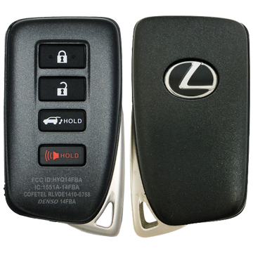 2015 Lexus NX300 Smart Remote Key Fob 4 Button w/ Hatch (FCC: HYQ14FBA, AG Board 2110, P/N: 89904-78470)