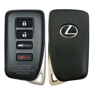 2018 Lexus NX300h Smart Remote Key Fob 4B w/ Hatch (FCC: HYQ14FBA, AG Board 2110, P/N: 89904-78470)