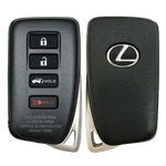 2015 Lexus NX300h Smart Remote Key Fob 4B w/ Hatch (FCC: HYQ14FBA, AG Board 2110, P/N: 89904-78470)