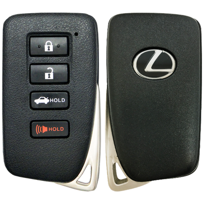 2019 Lexus IS350 Smart Remote Key Fob 4 Button w/ Trunk (FCC: HYQ14FBA, AG Board 2020, P/N: 89904-53651)