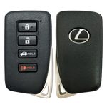 2015 Lexus IS350 Smart Remote Key Fob 4B w/ Trunk (FCC: HYQ14FBA, AG Board 2020, P/N: 89904-53651)