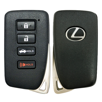 2016 Lexus IS200t Smart Remote Key Fob 4B w/ Trunk (FCC: HYQ14FBA, AG Board 2020, P/N: 89904-53651)