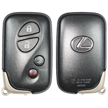 2012 Lexus IS250 Smart Remote Key Fob 4 Button w/ Trunk (FCC: HYQ14AEM, GNE Board 6601, P/N: 89904-30C60)