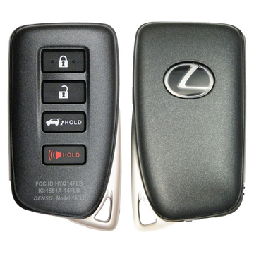 2021 Lexus NX300 Smart Remote Key Fob 4B w/ Hatch (FCC: HYQ14FLB, P/N: 89904-48V80)
