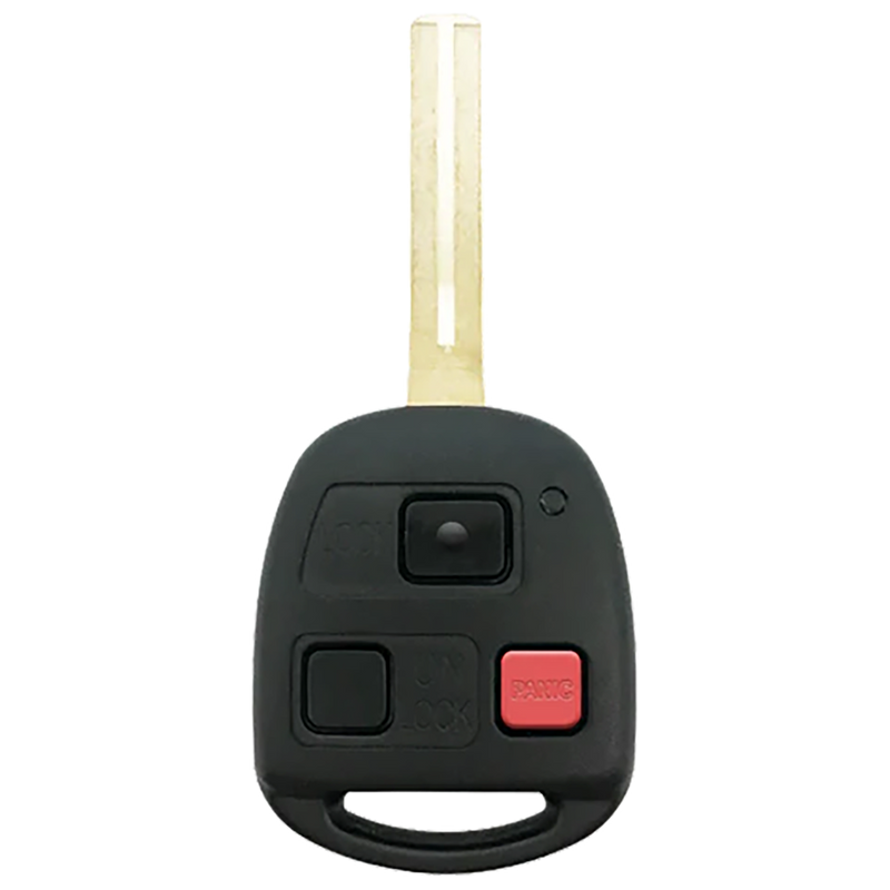 2003 Lexus GX470 Remote Head Key Fob 3 Button (FCC: HYQ1512V, P/N: 89070-60801)