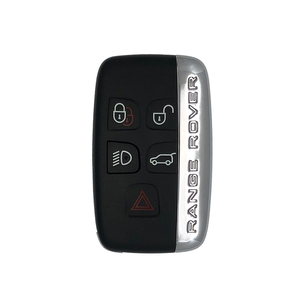 2017 Land Rover Range Rover Evoque Smart Remote Key Fob 5B w/ Trunk (FCC: KOBJTF10A, P/N: 5E0U30147)