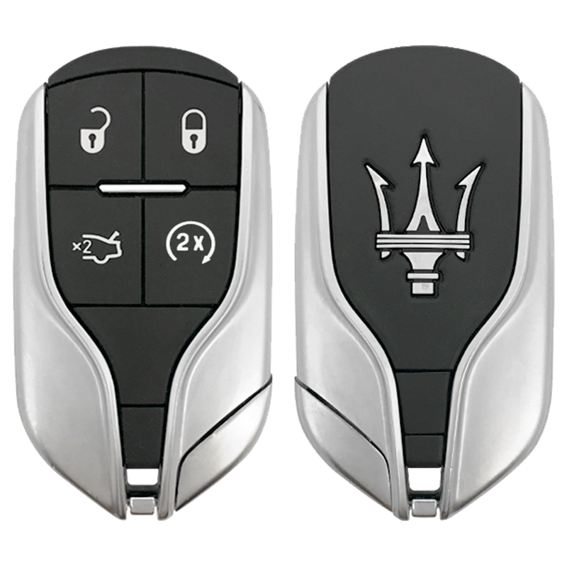 2017 Maserati Levante Smart Remote Key Fob 4B w/ Trunk, Remote Start (FCC: M3N-7393490, P/N: 5923545AG)