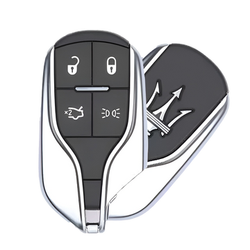 2016 Maserati Ghibli Smart Remote Key Fob 4B w/ Trunk, High Beam (FCC: M3N-7393490, P/N: 670019938)