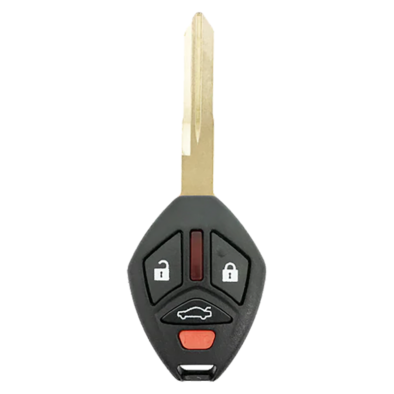 2015 Mitsubishi Lancer Remote Head Key Fob 4B w/ Trunk, with Shoulder (FCC: OUCG8D-625M-A, P/N: 6370A477)
