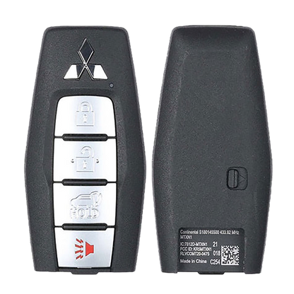 2023 Mitsubishi Outlander Smart Remote Key Fob 4B w/ Hatch (FCC: KR5MTXN1, P/N: 8637C254)