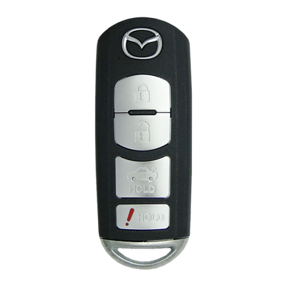 2011 Mazda 3 Smart Remote Key Fob 4B w/ Trunk (FCC: WAZX1T768SKE11A03, P/N: BBY2-67-5RY)