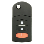 2010 Mazda CX-9 Remote Flip Key Fob 3B (FCC: BGBX1T478SKE125-01, P/N: CC43-67-5RYC)