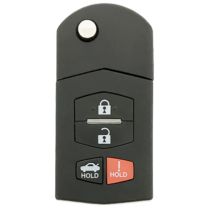 2007 Mazda MX-5 Miata Remote Flip Key Fob 4B w/ Trunk (FCC: KPU41788, P/N: GP7A-67-5RYB)