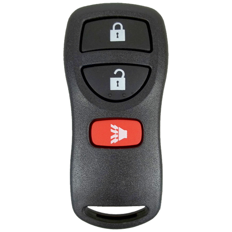 2005 Nissan Quest Keyless Entry Remote Key Fob 3B (FCC: KBRASTU15, P/N: 28268-5W500R)