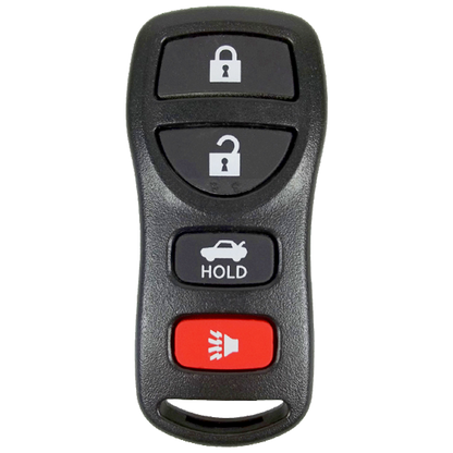 2005 Nissan Altima Keyless Entry Remote Key Fob 4B w/ Trunk (FCC: KBRASTU15, P/N: 28268-ZB700)