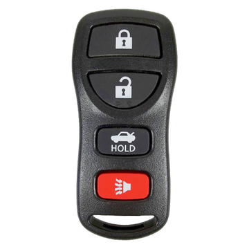 2003 Nissan 350Z Keyless Entry Remote Key Fob 4B w/ Trunk (FCC: KBRASTU15, P/N: 28268-ZB700)