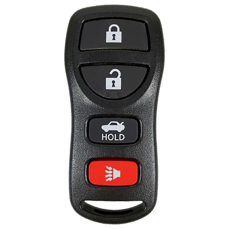 2004 Nissan Sentra Keyless Entry Remote Key Fob 4B w/ Trunk (FCC: CWTWB1U429, P/N: 28268-6Z700)