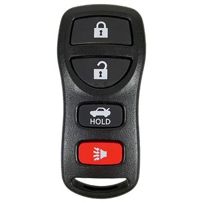 2005 Nissan Sentra Keyless Entry Remote Key Fob 4B w/ Trunk (FCC: CWTWB1U429, P/N: 28268-6Z700)