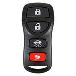 2004 Nissan Sentra Keyless Entry Remote Key Fob 4B w/ Trunk (FCC: CWTWB1U429, P/N: 28268-6Z700)