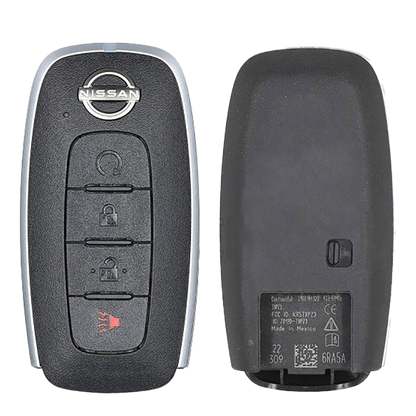 2022 Nissan Pathfinder Smart Remote Key Fob 4B w/ Remote Start (FCC: KR5TXPZ3, P/N: 285E3-6RA5A)
