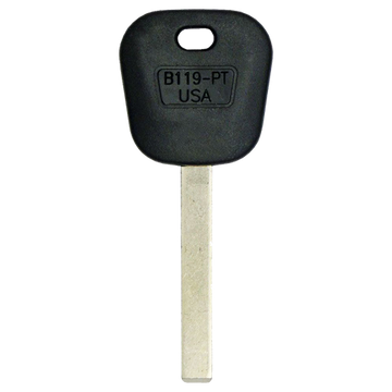 2017 Buick Cascada Transponder Key Blank (P/N: B119-PT,  7013237, 23209427)