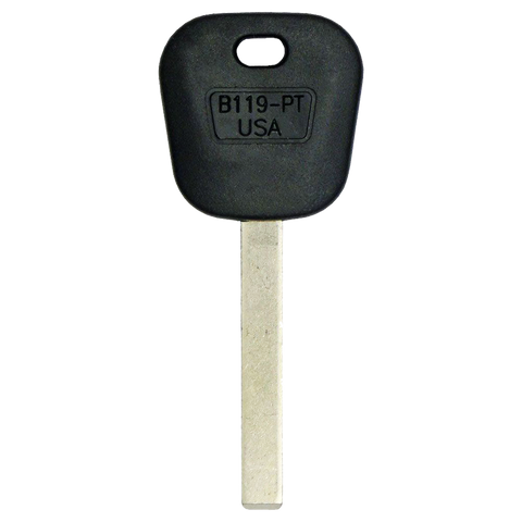 2020 Chevrolet Colorado Transponder Key Blank (P/N: B119-PT,  7013237, 23209427)