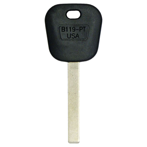 2020 GMC Sierra Transponder Key Blank (P/N: B119-PT,  7013237, 23209427)