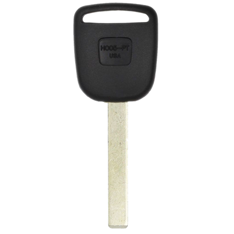 2017 Honda Fit Transponder Key Blank (P/N: HO05-PT, 35118-T2A-A10, 35118-T2A-A30)