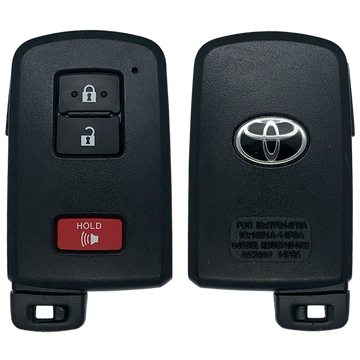 2013 Toyota Prius C Smart Remote Key Fob 3B (FCC: HYQ14FBA, G Board, P/N: 89904-52290)