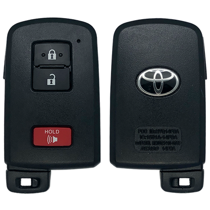 2013 Toyota Prius C Smart Remote Key Fob 3B (FCC: HYQ14FBA, G Board, P/N: 89904-52290)