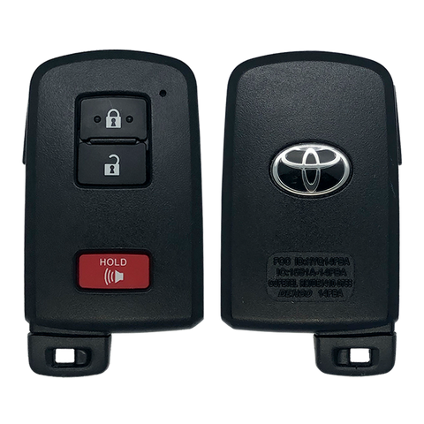 2014 Toyota Prius C Smart Remote Key Fob 3B (FCC: HYQ14FBA, G Board, P/N: 89904-52290)