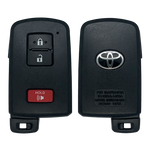 2019 Toyota Tacoma Smart Remote Key Fob 3B (FCC: HYQ14FBA, AG Board 2110 Electronics, P/N: 89904-0E092)