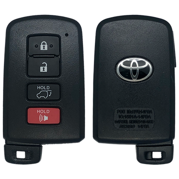 2019 Toyota Sequoia Smart Remote Key Fob 4B (FCC: HYQ14FBA, AG Board, P/N: 89904-0E121)