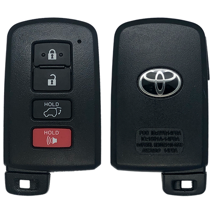 2019 Toyota Sequoia Smart Remote Key Fob 4B (FCC: HYQ14FBA, AG Board, P/N: 89904-0E121)