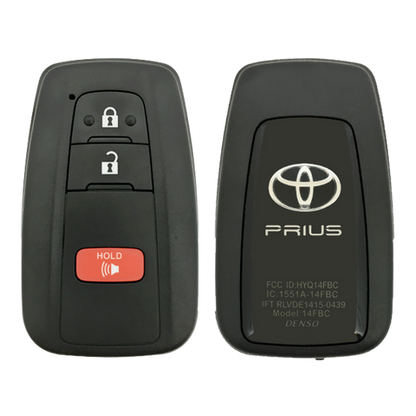 2021 Toyota Prius Smart Remote Key Fob 3B (FCC: HYQ14FBC, P/N: 89904-47530)
