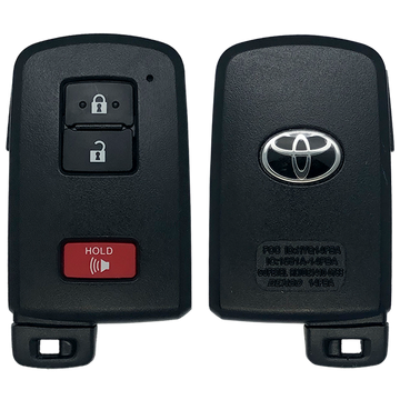 2018 Toyota Tacoma Smart Remote Key Fob 3B (FCC: HYQ14FBA, AG Board 2110 Electronics, P/N: 89904-0E092)