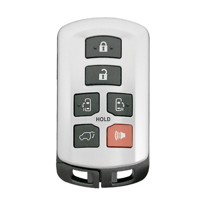 2012 Toyota Sienna Smart Remote Key Fob 6B w/ Trunk, Sliding Doors (FCC: HYQ14ADR, P/N: 89904-08010)