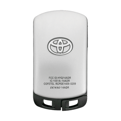 2012 Toyota Sienna Smart Remote Key Fob 6B w/ Trunk, Sliding Doors (FCC: HYQ14ADR, P/N: 89904-08010)