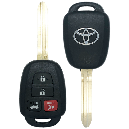 2014 Toyota Corolla Remote Head Key Fob 4B w/ Trunk (FCC: HYQ12BEL, H Chip, P/N: 89070-02880)