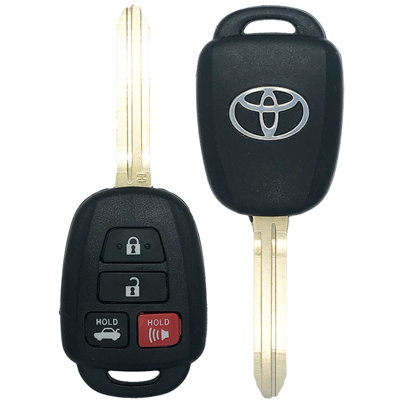 2014 Toyota Corolla Remote Head Key Fob 4B w/ Trunk (FCC: HYQ12BEL, H Chip, P/N: 89070-02880)