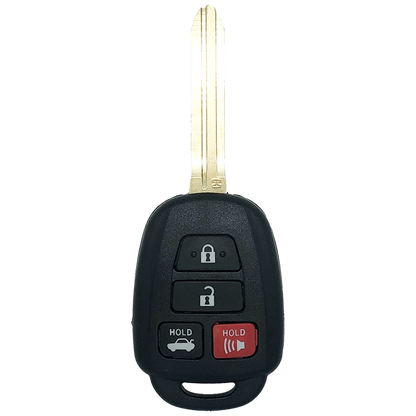 2014 Toyota Corolla Remote Head Key Fob 4B w/ Trunk (FCC: HYQ12BEL, H Chip, P/N: 89070-02880)
