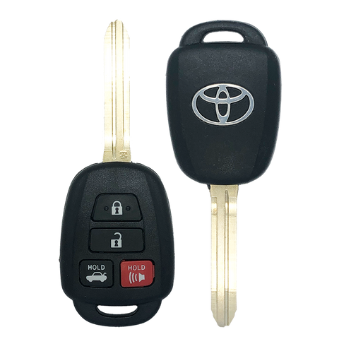 2019 Toyota Corolla Remote Head Key Fob 4B w/ Trunk (FCC: HYQ12BEL, H Chip, P/N: 89070-02880)