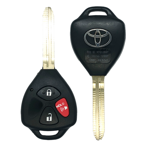 2012 Toyota RAV4 Remote Head Key Fob 3B (FCC: HYQ12BBY, G Chip, P/N: 89070-35170)