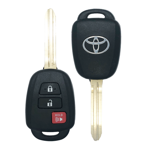 2016 Toyota Highlander Remote Head Key Fob 3B (FCC: GQ4-52T, H Chip, P/N: 89070-0R121)