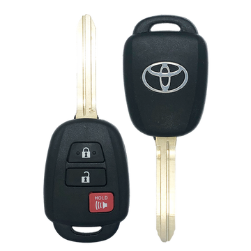 2016 Toyota Prius C Remote Head Key Fob 3B (FCC: HYQ12BDM, G Chip, P/N: 89070-52F60)