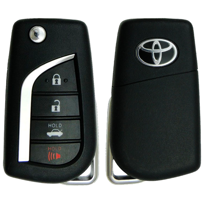 2021 Toyota Camry Remote Flip Key Fob 4B w/ Trunk (FCC: HYQ12BFB, H Chip, P/N: 89070-06790)