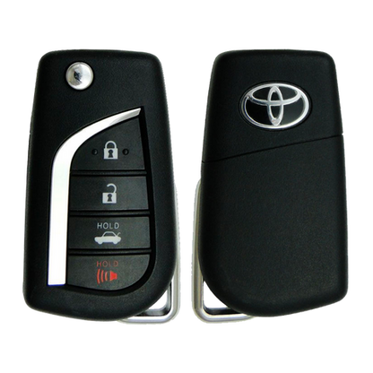 2021 Toyota Corolla Remote Flip Key Fob 4B w/ Trunk (FCC: HYQ12BFB, H Chip, P/N: 89070-06790)